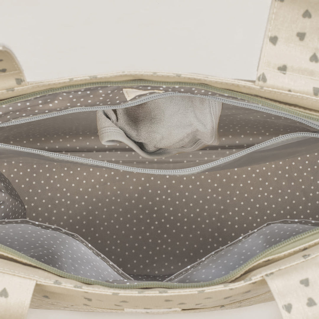 Torba Hearts Poppy Moss