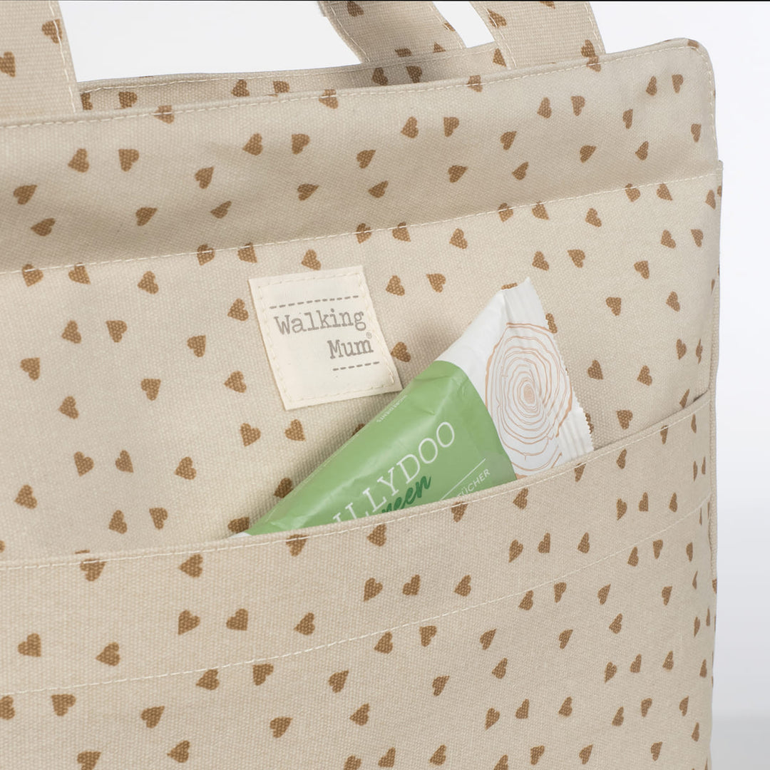 Torba Hearts Poppy Cinnamon