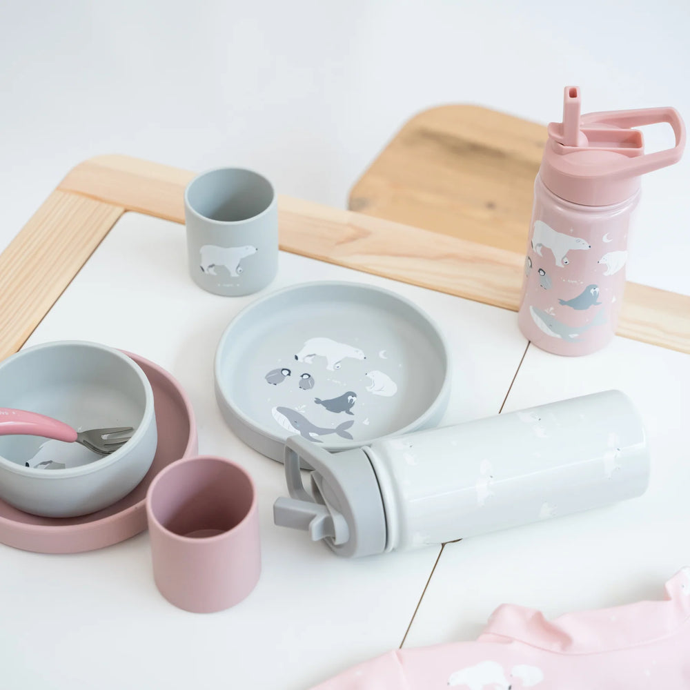 Termos boca sa slamkom 350 ml - Polaris Pink