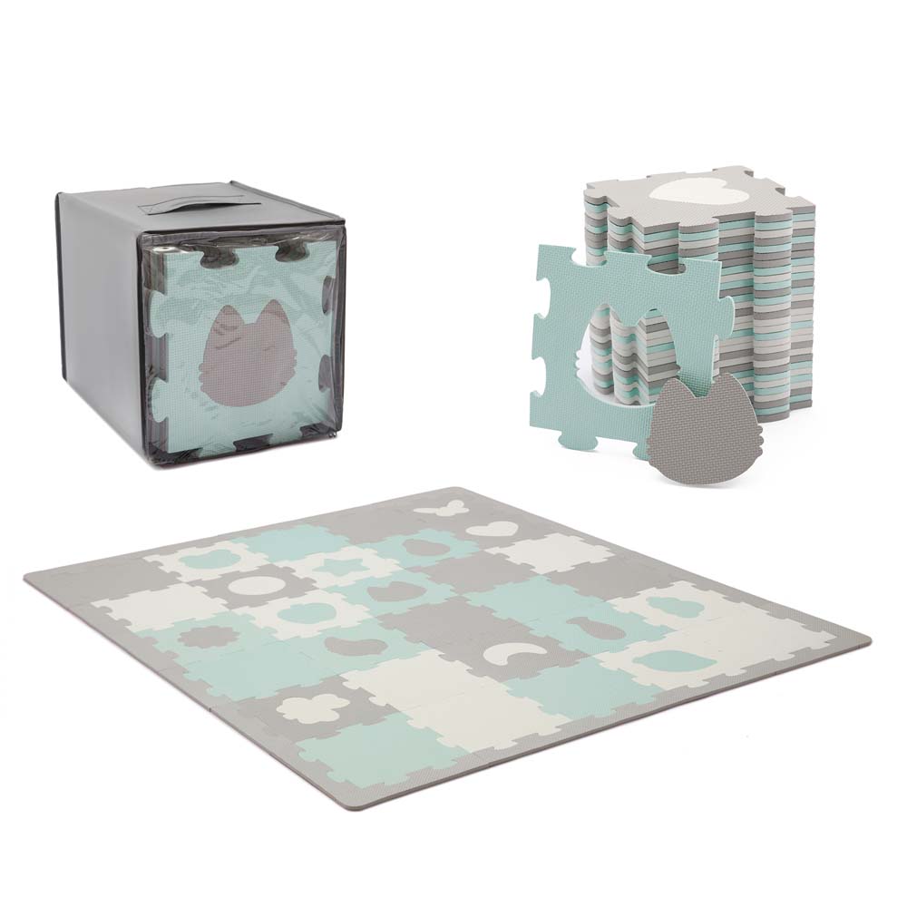 Kinderkraft puzzle LUNO oblici, mint Default Title