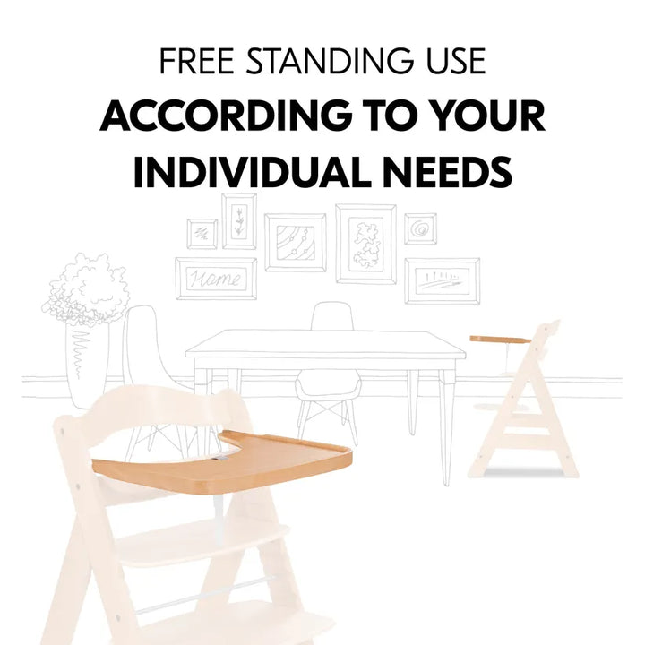 Hauck Alpha drveni pladanj Natural