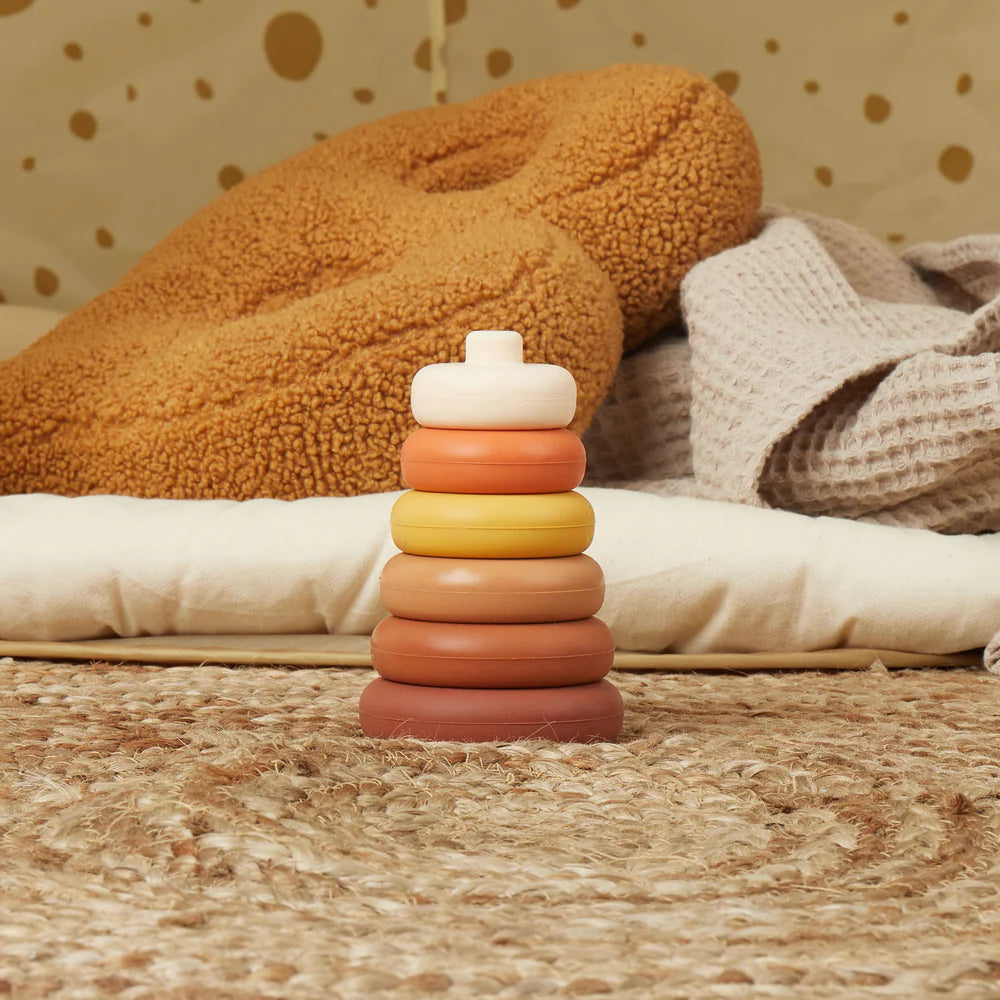 Silikonski toranj za slaganje – Čokoladna fantazija 6kom