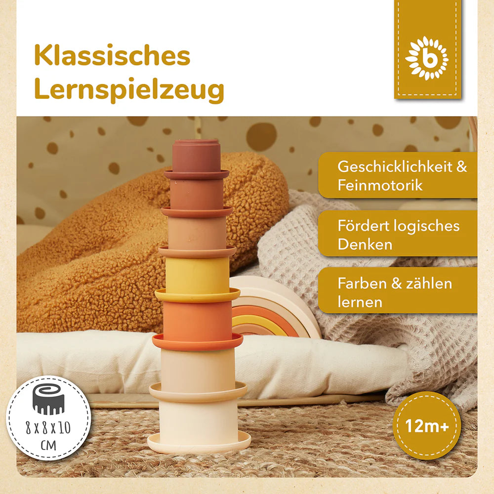 Silikonske čašice za slaganje - Čokoladna fantazija 7kom