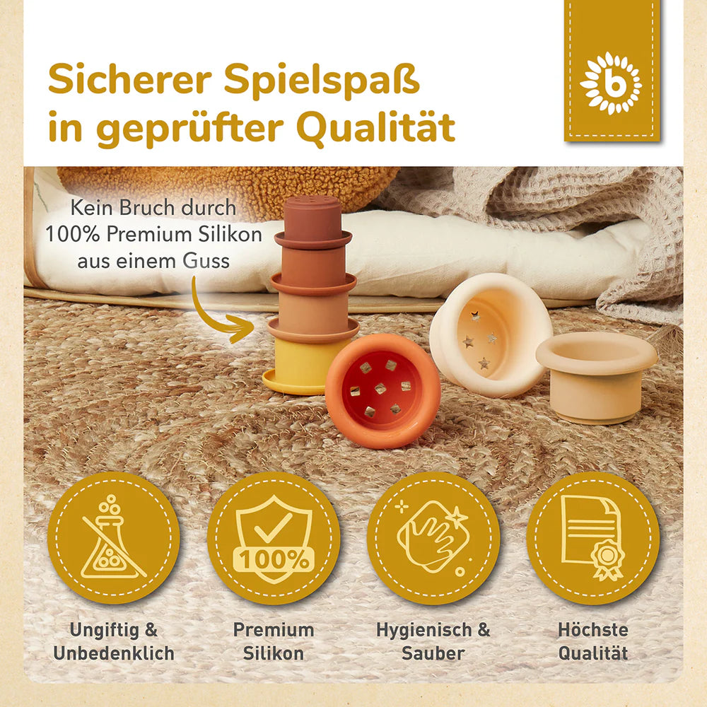 Silikonske čašice za slaganje - Čokoladna fantazija 7kom