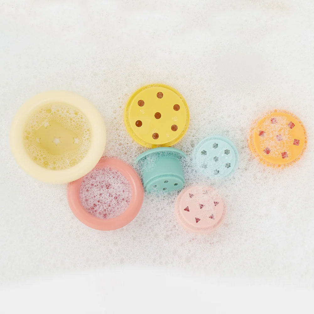 Silikonske čašice za slaganje - Tropska vibra 7kom