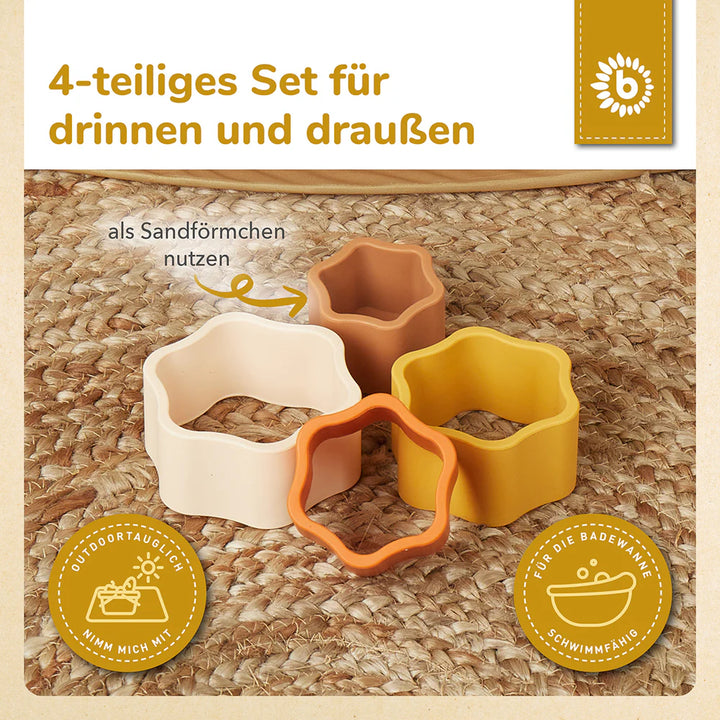 Silikonske slagalice u obliku cvijeta – Čokoladna fantazija 4kom