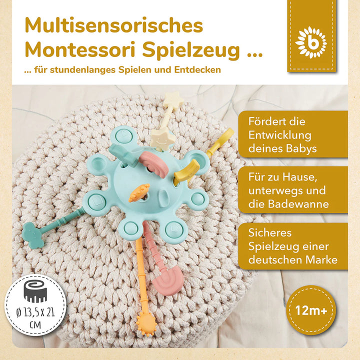 Silikonska Montessori igračka planet Eukaliptus