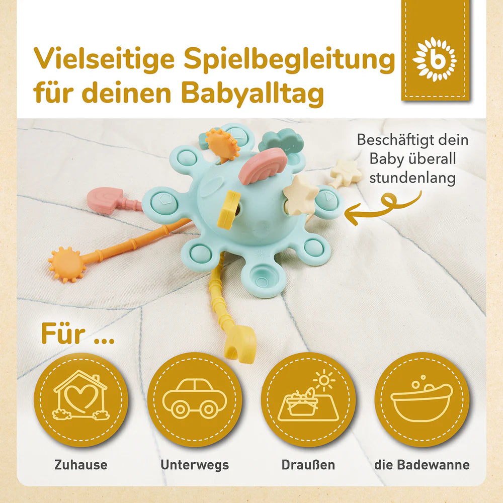 Silikonska Montessori igračka planet Eukaliptus