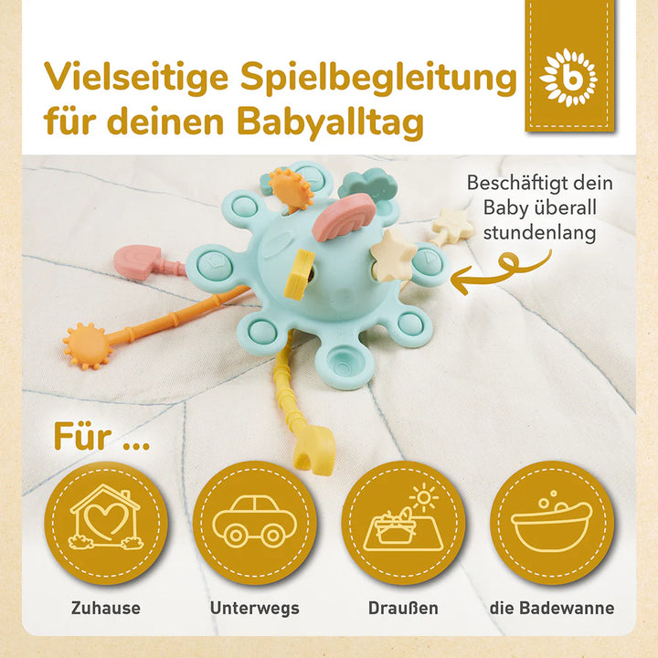 Silikonska Montessori igračka planet Eukaliptus