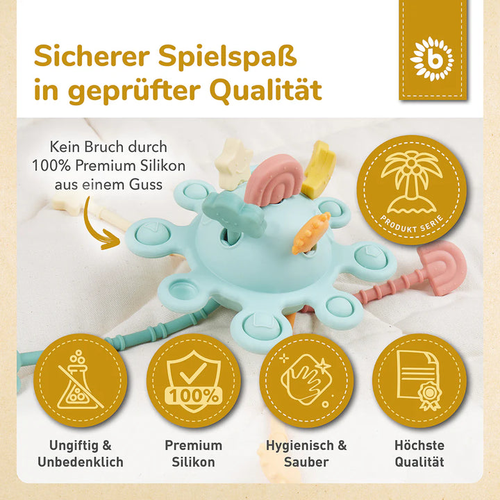 Silikonska Montessori igračka planet Eukaliptus