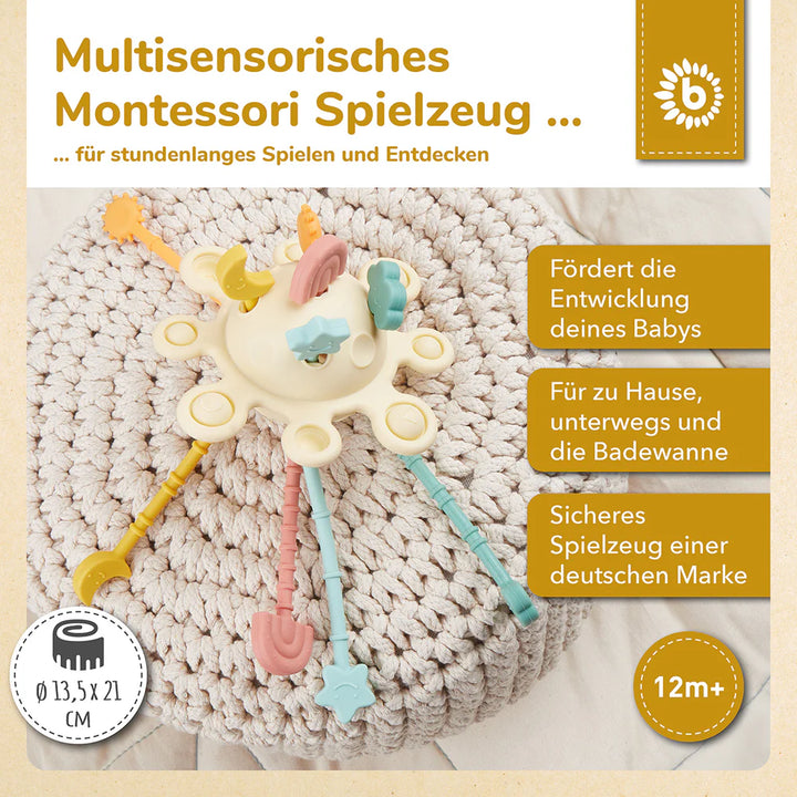 Silikonska Montessori igračka planet Banana