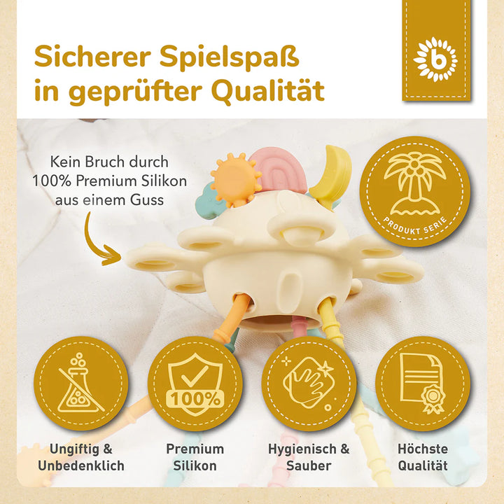 Silikonska Montessori igračka planet Banana