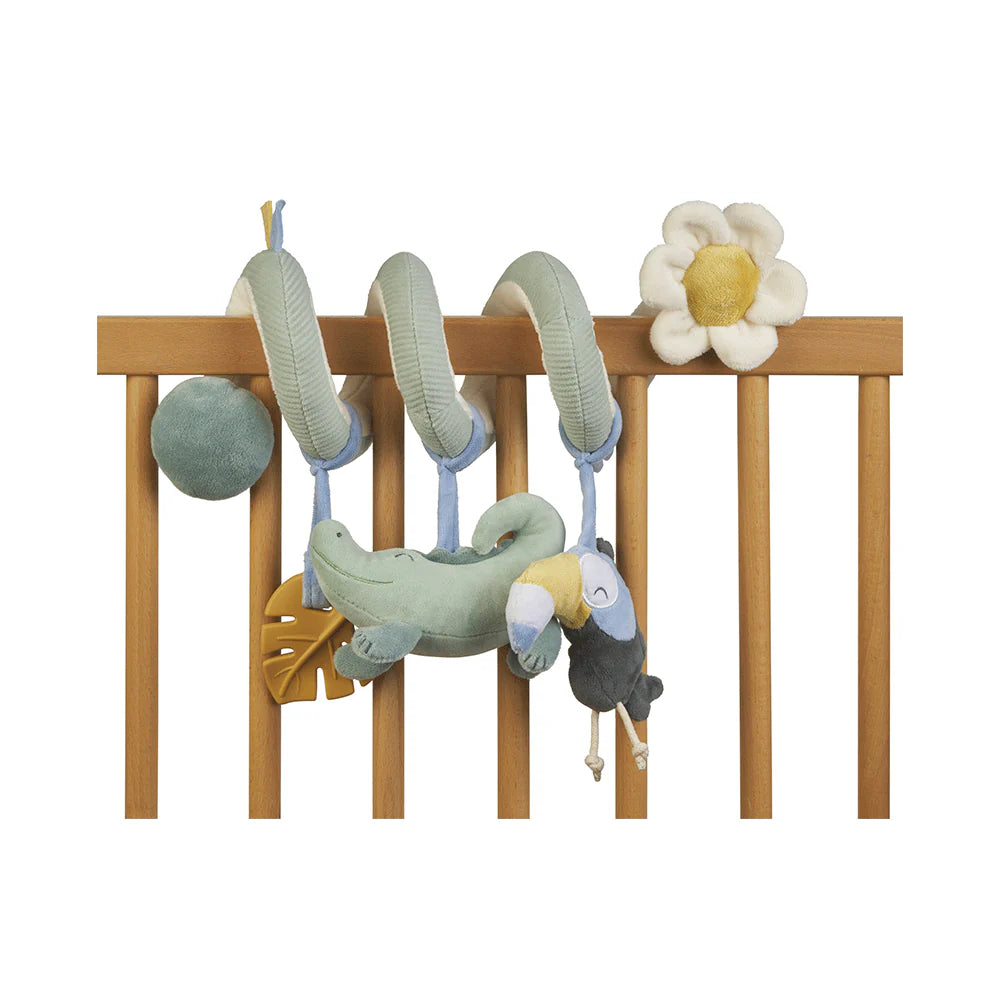 Spirala sa zvečkama Jungle Party Mint