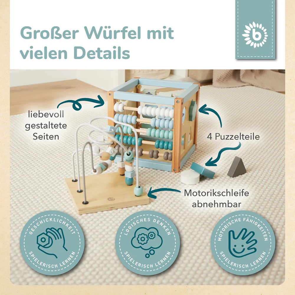 Motorična kocka s motivima šumskih životinja