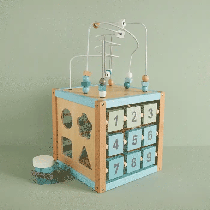 Motorična kocka s motivima šumskih životinja