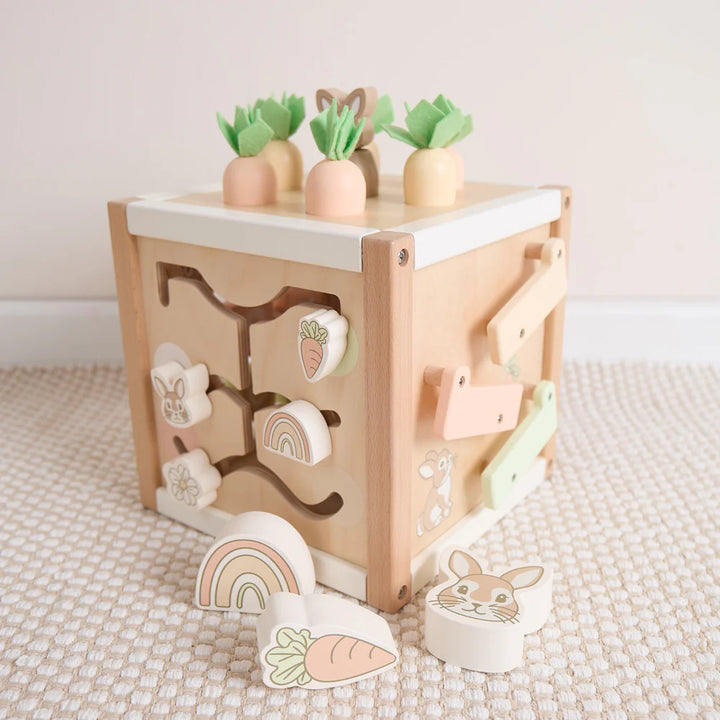 Motorična kocka zeko Fine