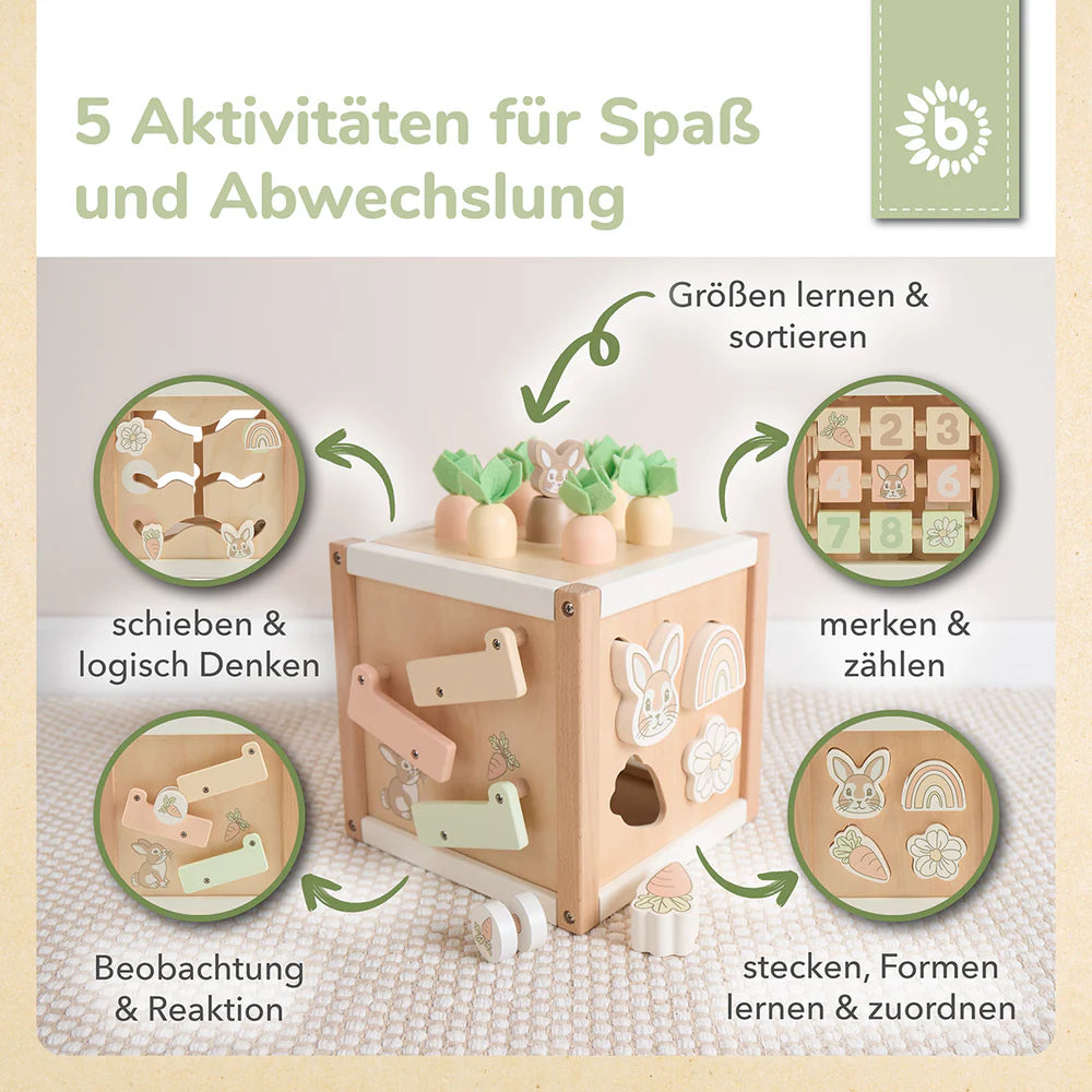 Motorična kocka zeko Fine