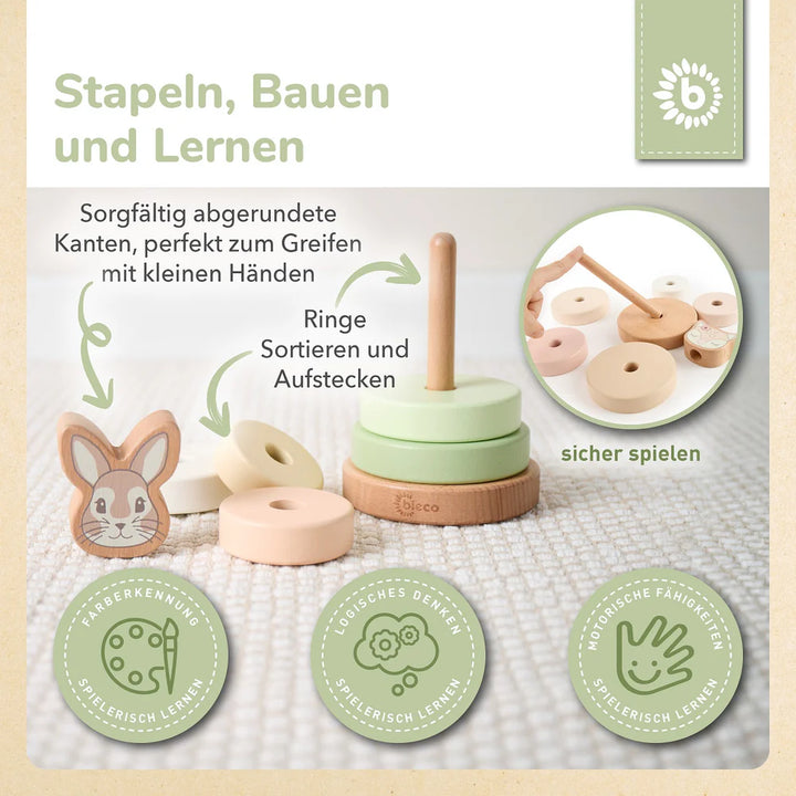 Toranj za slaganje – zeko Fine