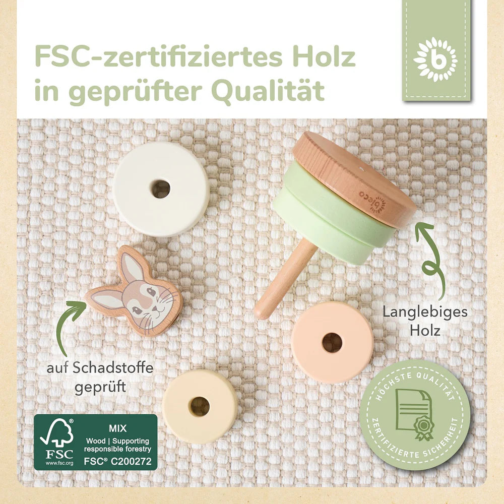 Toranj za slaganje – zeko Fine