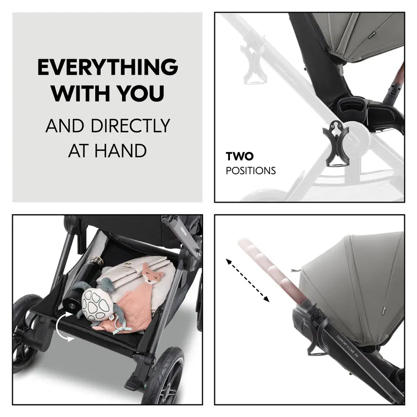 Hauck Comfort N Care Air Set Dark Grey