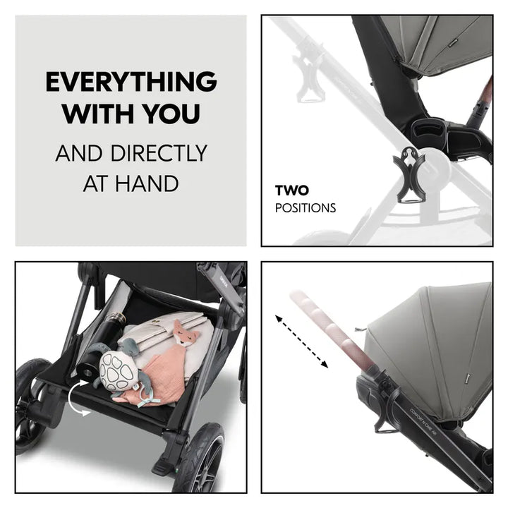 Hauck Comfort N Care Air Set Dark Grey