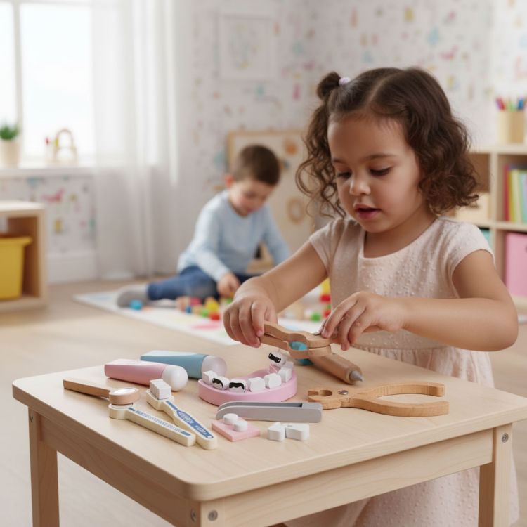 Ecotoys® Drveni doktorski set 34 elementa