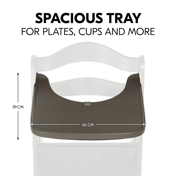 Hauck Alpha drveni pladanj Charcoal