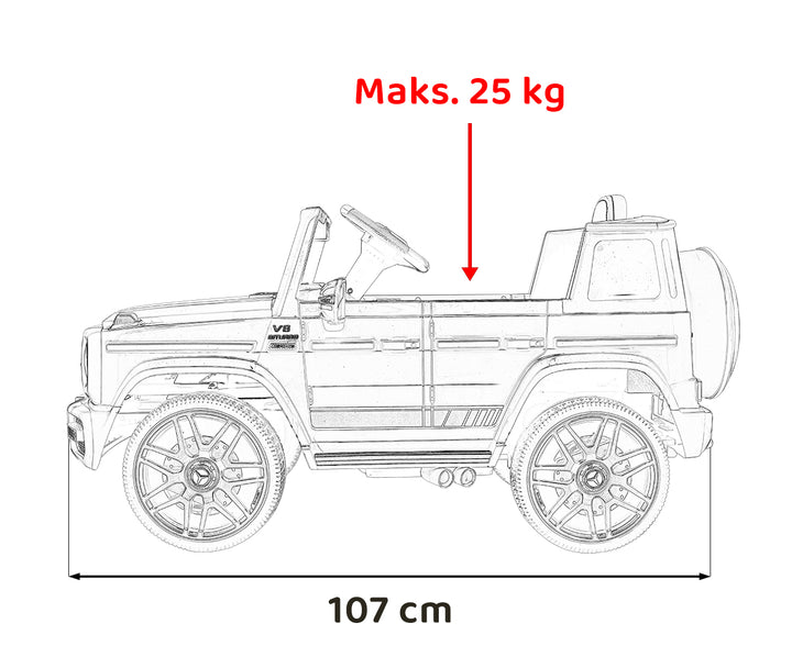 Mercedes G63 - Crvena