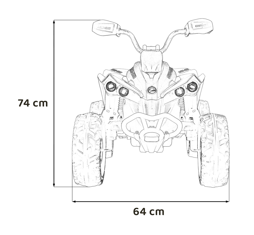 Quad Maverick ATV - Plava