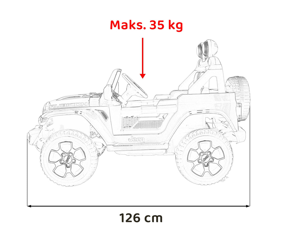 Jeep Wrangler Rubicon - Crna