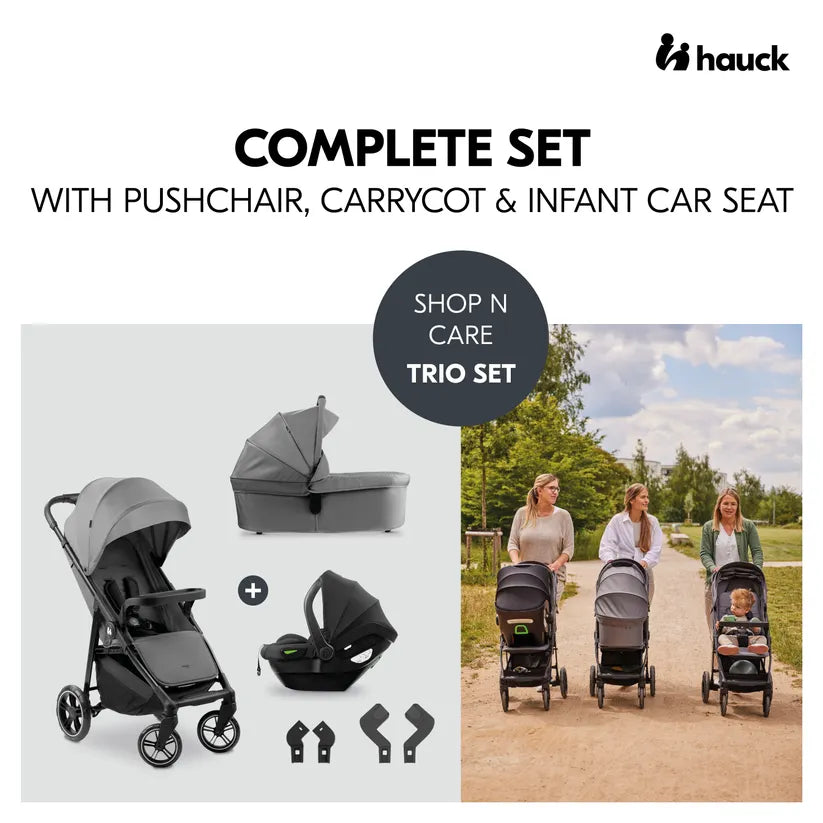 Hauck Shop N Care Trio Set Grey
