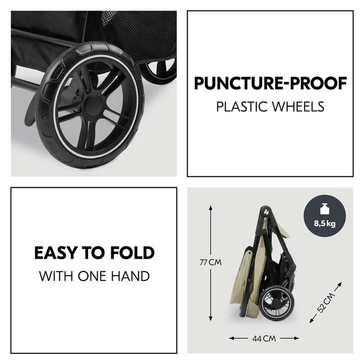 Hauck Shop N Care Travel Set Olive