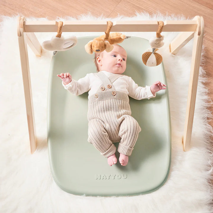 Nattou Podloga za prematanje 70x50 Green