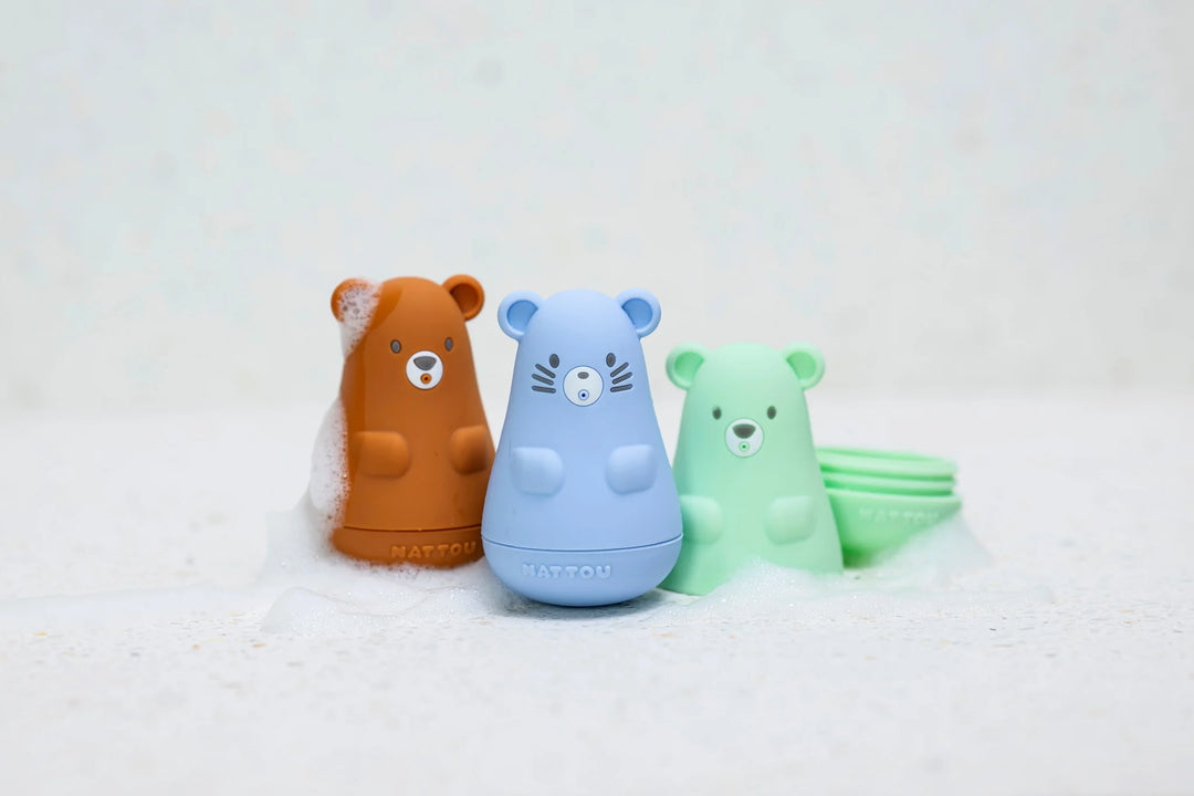 Nattou Igračke za kupanje - Blue Mix