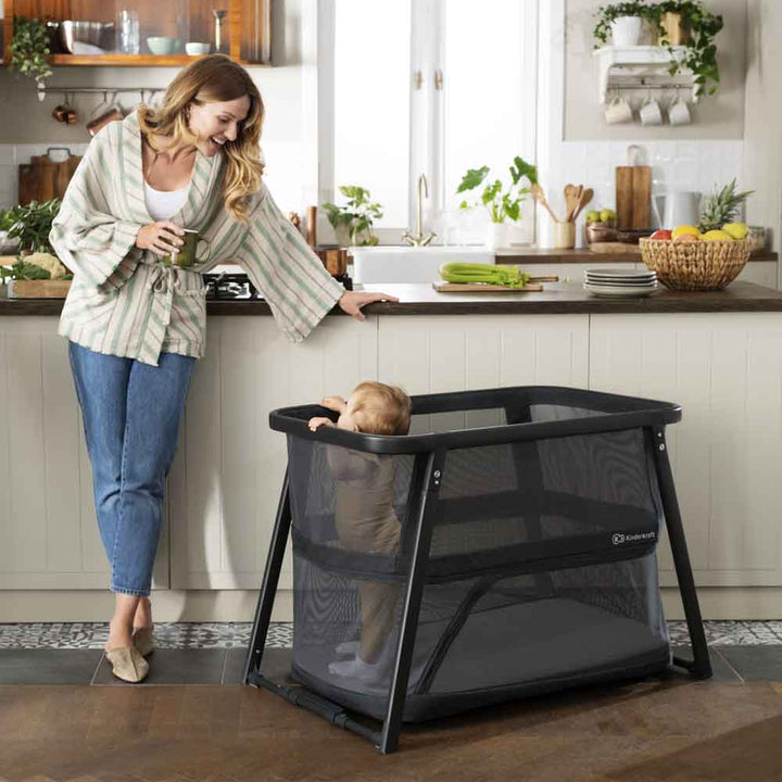 Kinderkraft Krevetić SOFI PLUS 4u1, sivi