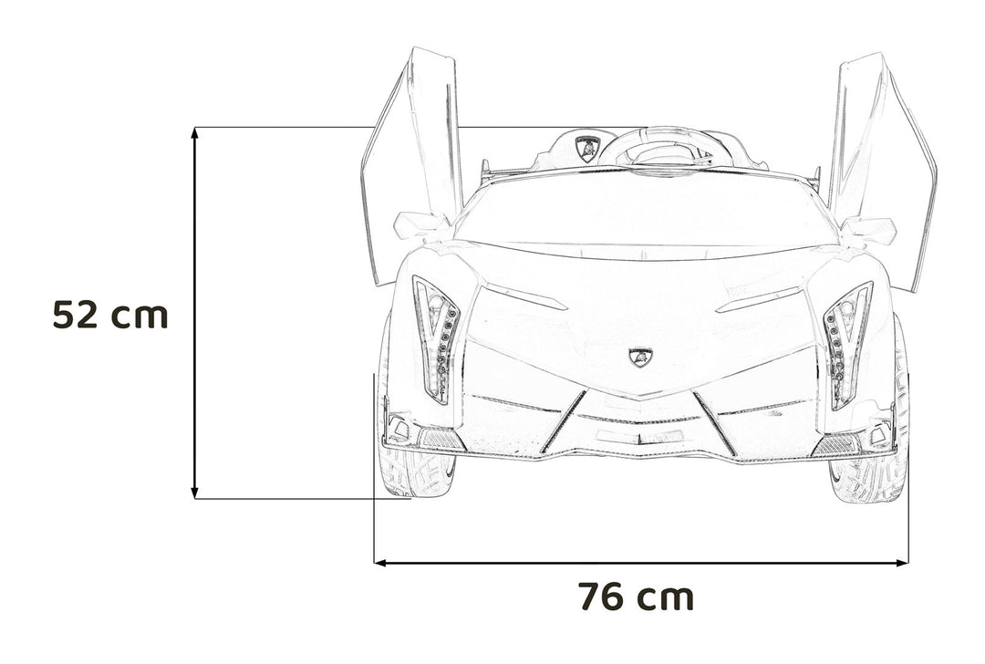 Lamborghini Veneno - Crna