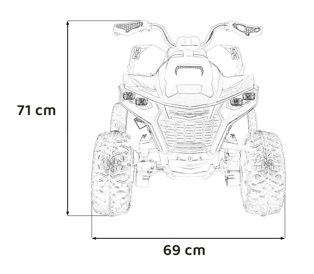 Quad Fast Wheel - Crvena