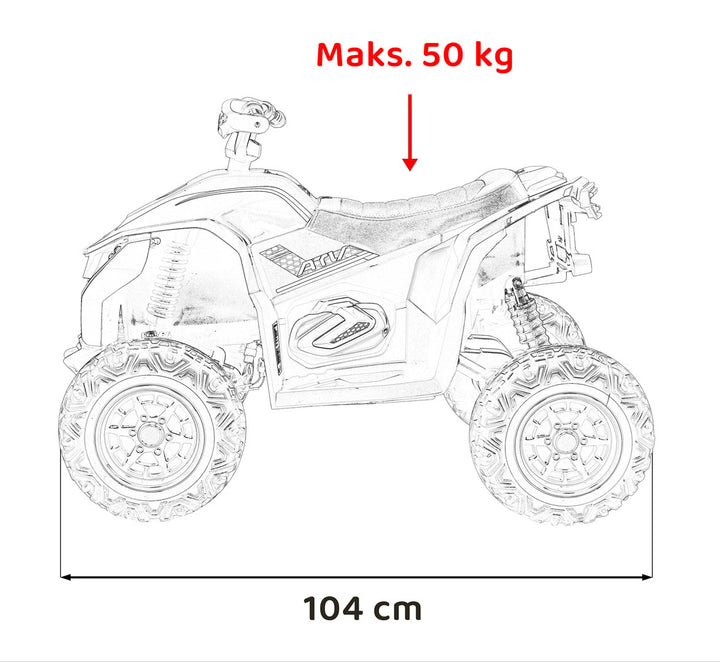 Quad Fast Wheel - Bijela