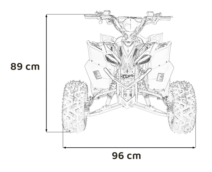 Quad DESERT STORM LIFT - Plava