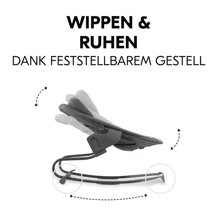 Hauck Alpha njihalica Premium Dark Grey