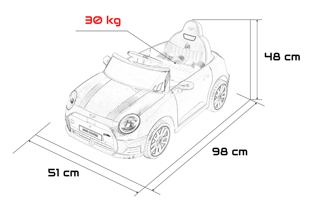 Mini Cooper - Crna