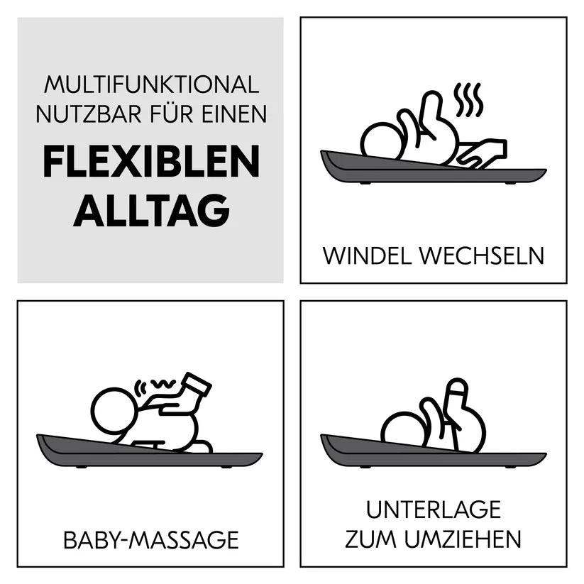 Hauck podloga za prematanje Anthracite