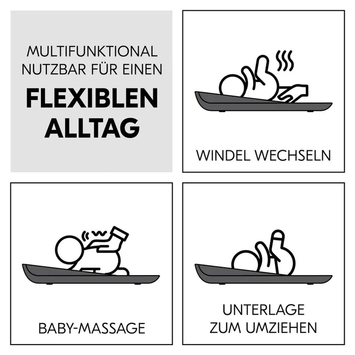 Hauck podloga za prematanje Anthracite