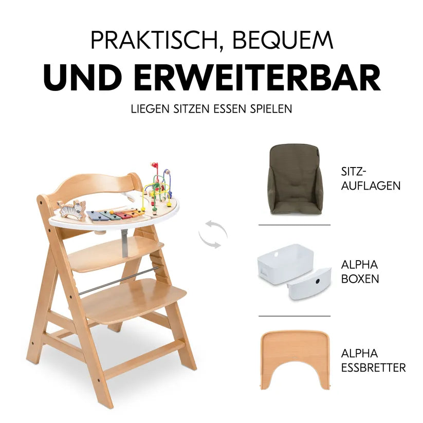 Hauck Alpha Newborn Set Pre Nature Grey