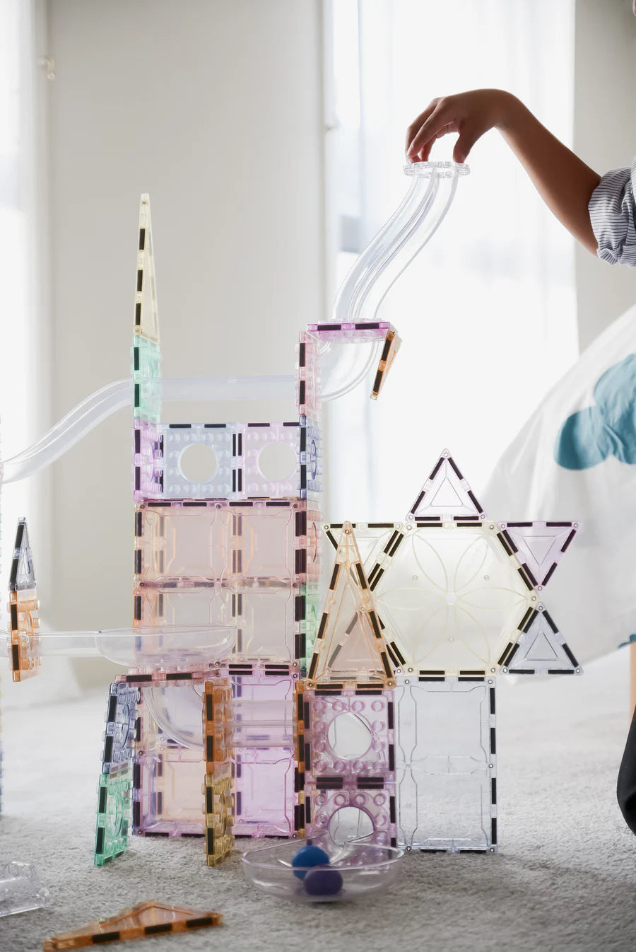 Magbrix Ball Run Pastel 98pcs