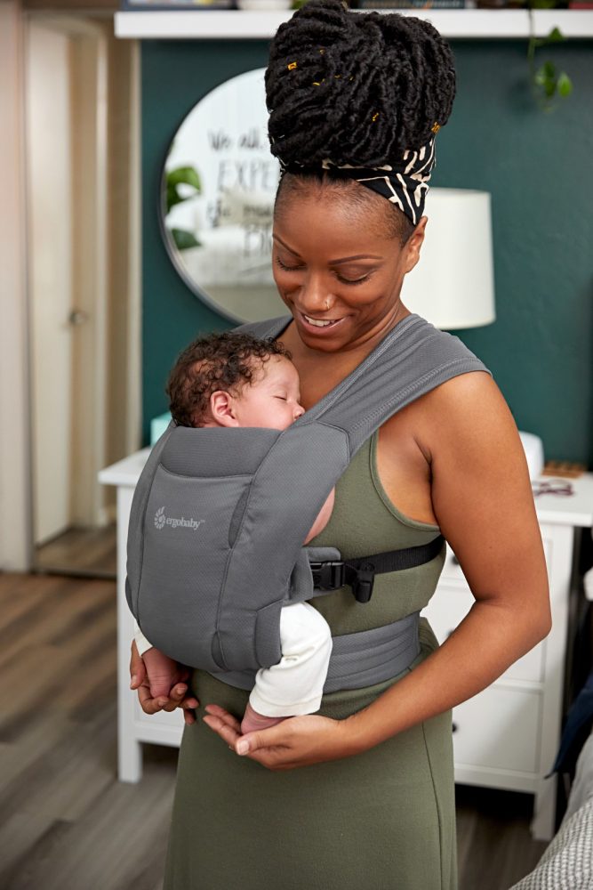 Ergobaby Embrace Soft Air Mesh nosiljka Washed Black