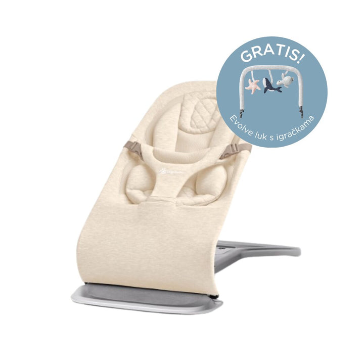 Ergobaby Evolve ležaljka 3u1 - Cream Default Title