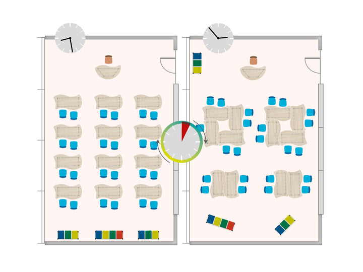 Modularni stol Puzzle