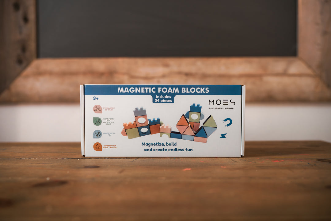 Moes Likovi za igru - Magnetic Building Blocks