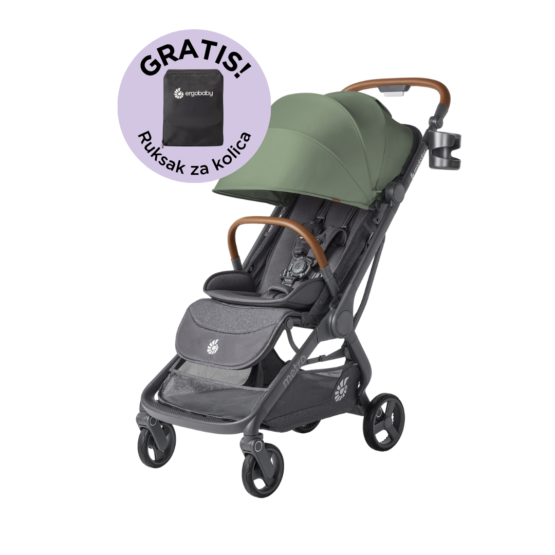 Ergobaby Metro 3 Deluxe kompaktna gradska kolica Willow Green Default Title